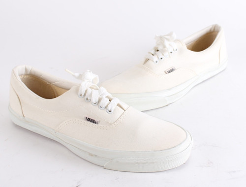 Vintage 1980s vans - white, lace