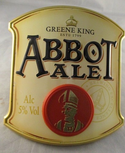 Greene king abbot ale pump - greene,