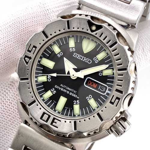 Working seiko black monster - working,