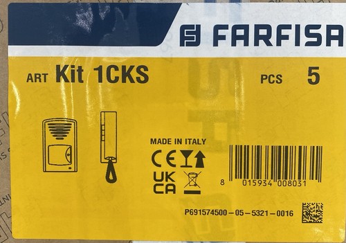 Farfisa 1cks single family - farfisa,