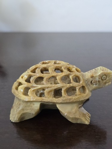 Hand carved soapstone lattice - carved,