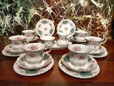 ROYAL ALBERT England BERKELEY Classy 21 Piece Coffee Service / 6 Person