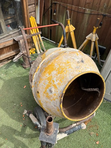 Cement mixer with stand - cement,