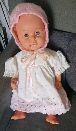 Vintage 1980s large baby doll - vintage,