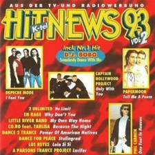 Hit-News 93/2 (K-tel) En Rage, 2 Unlimited, Depeche Mode, DJ Bobo, Co.ro .. [CD]