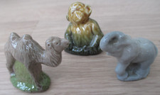 3 x Vintage WHIMSIES WADE Red