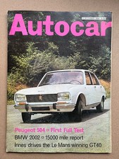 PEUGEOT 404 (1968) AUTOCAR