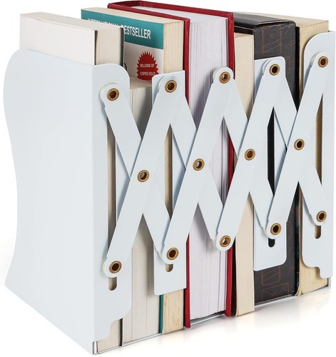 White bookends metal iron - metal,