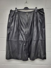 M&S Autograph Black Leather