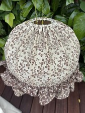 Vintage Floral Fringed Lamp