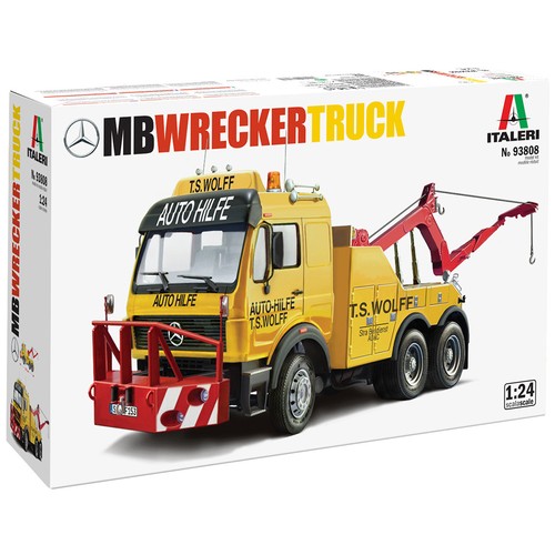 Italeri mercedes benz - italeri, wrecker