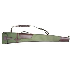 Canvas Leather Gun Slip Bag Hunting Barrel Shotgun Slip 52.50" Gun Carry Case