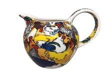Colorful Roosters by Paul Cardew 2008 Creamer England
