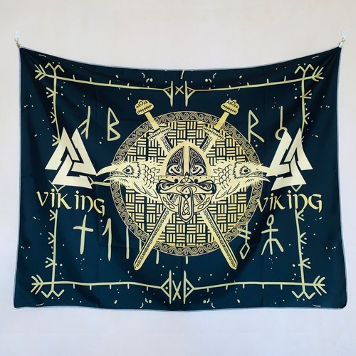 Viking tapestry wall hanging - viking,