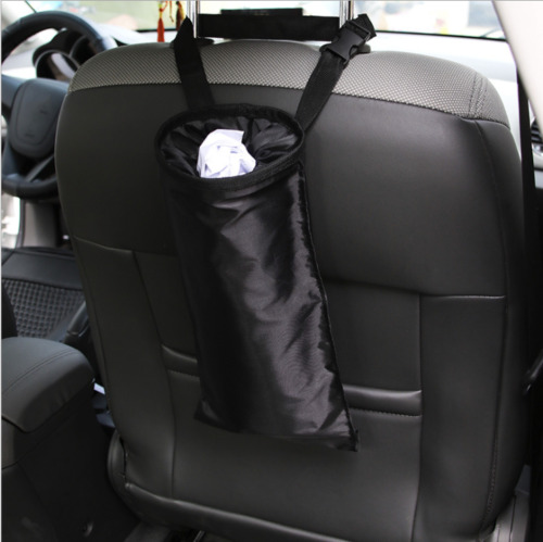 Black car bin seat - black, litter