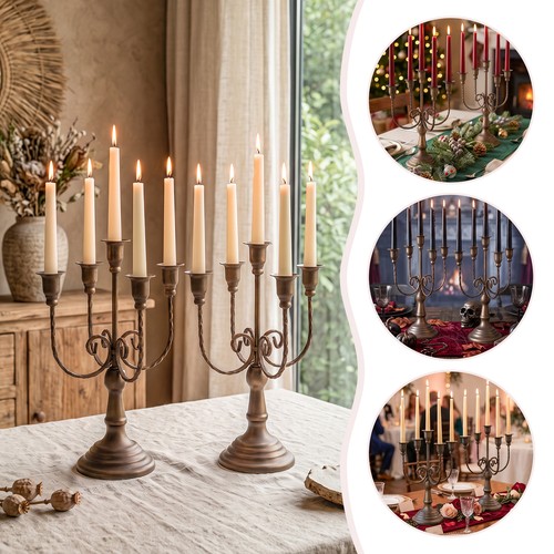 Candelabra candle holders - candle,