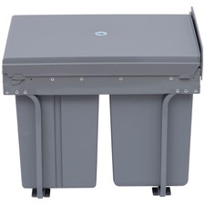 HOMCOM Recycle Waste Bin 40L