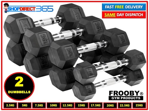Hex dumbbells set pair ergo - dumbbells,