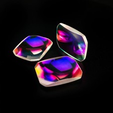 10pcs Optical Glass Prism Science Physics Research Decoration Clothes Decor