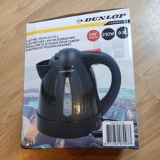 Dunlop 0.8Ltr 24V Truckers Kettle 250W Water Heater Car Lorry Truck Camper Van