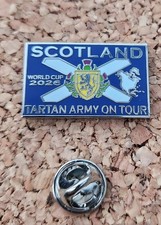 SCOTLAND BADGE TARTAN ARMY ON
