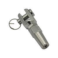 Swaged fork terminal - swaged, stainless