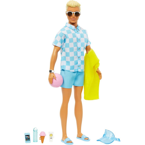 Barbie blonde ken beach doll - blonde,