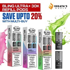 The Bling Ultra+ 30K Refill Pods Prefilled Replacement | 30K Puffs - UK Dispatch