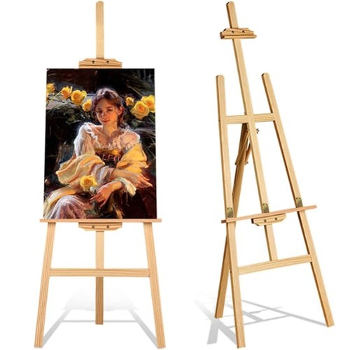 Wooden studio easel - easel, display