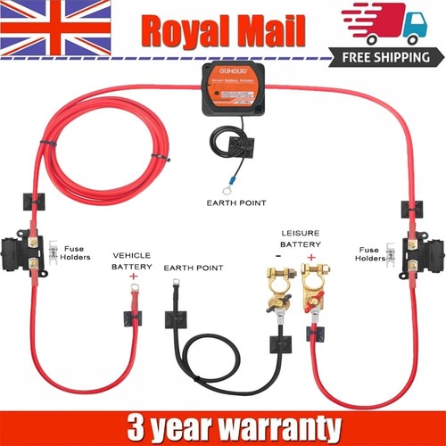 Heavy duty split charge relay - heavy,