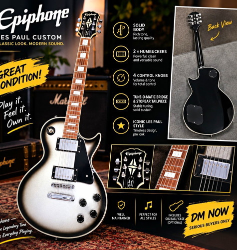 Epiphone les paul custom - les,