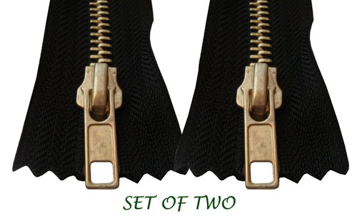 Set jeans zip gold teeth - set,