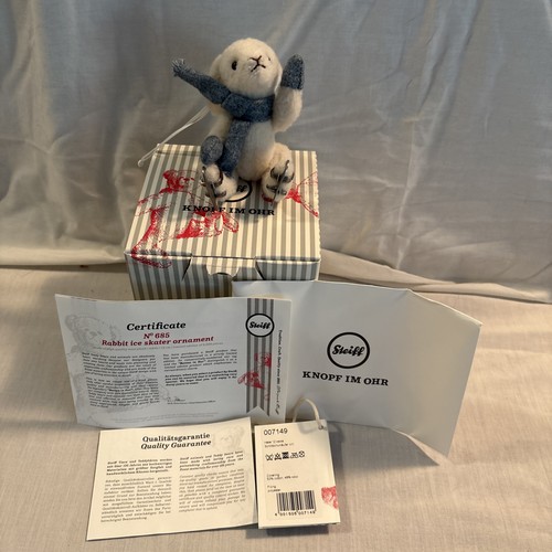 Steiff 007149 rabbit - rabbit, ice