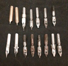 15 Vintage Fountain Pen Nibs