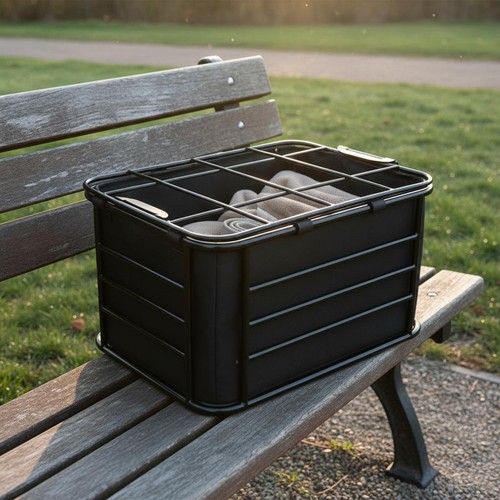 Rear rack dog basket - rear,