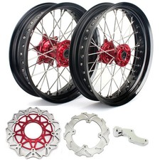17"x3.5/4.25 Supermoto Wheels