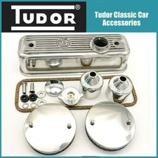 MGB 1967-75 Chrome Engine Dress Up Kit Rocker Cover Dashpots Radiator Cap 10lbs