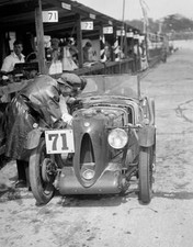 Mg C Type Race Car Of Ron Horton 1931 Morris Garage Old Large Photo