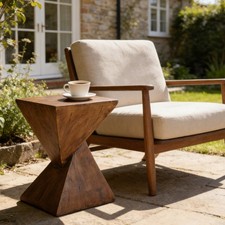 Rustic Outdoor Concrete Side