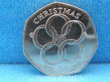 2009 ISLE OF MAN CHRISTMAS 50P