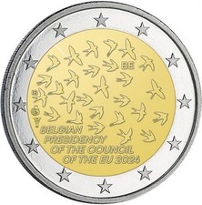 1x 2euro commemorative Belgium 2024 - Presidency of the European Union (new)