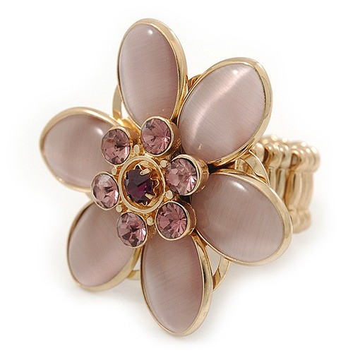 Statement lilac glass bead - statement,