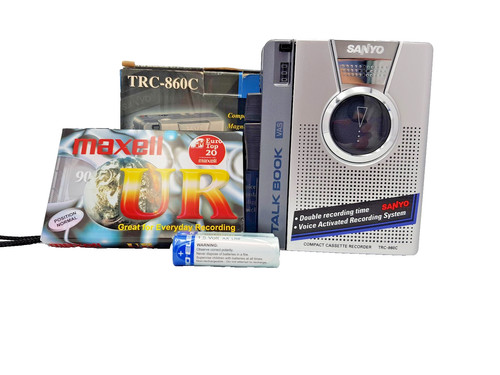 Sanyo trc 860c voice recorder - sanyo, trc-860c