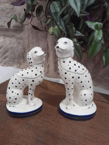 Vintage pair staffordshire - pair,