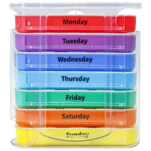 Weekly pill box - pill, day