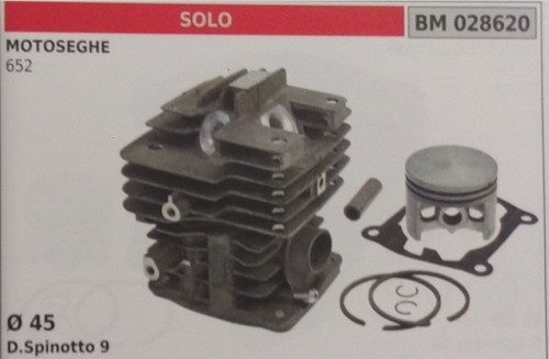 Complete cylinder and - and, piston