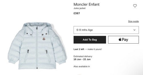 Moncler enfant jules jacket - moncler,