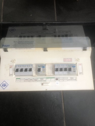 Hager way dual rcd consumer - way,