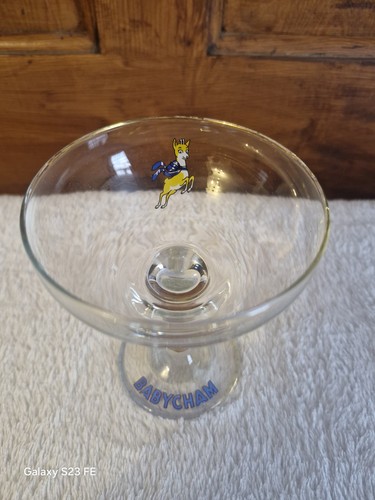 Babycham original glass - babycham,