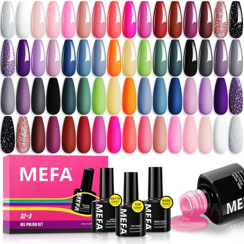 Mefa 35pc gel nail - 35pc, polish